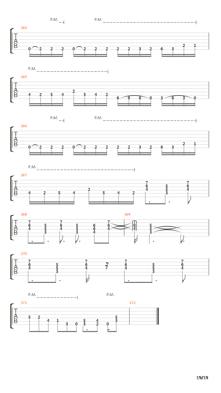 The Turning吉他谱