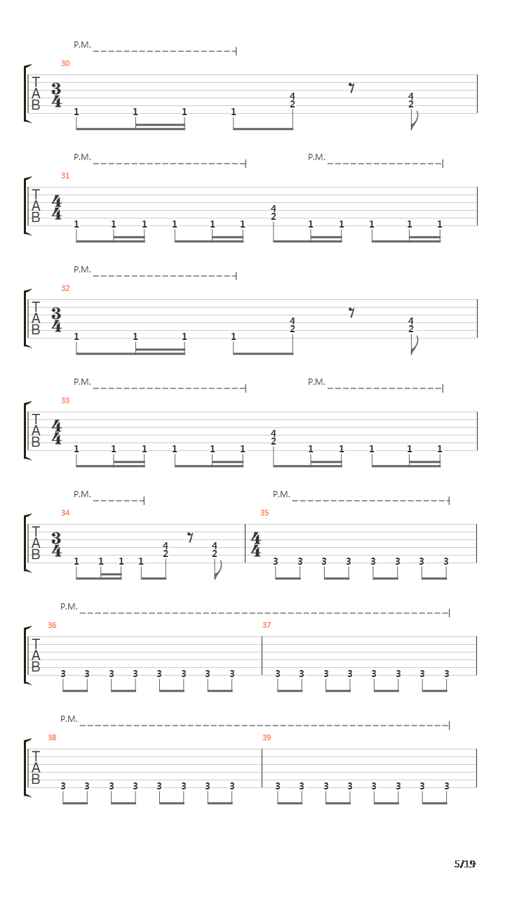 The Turning吉他谱