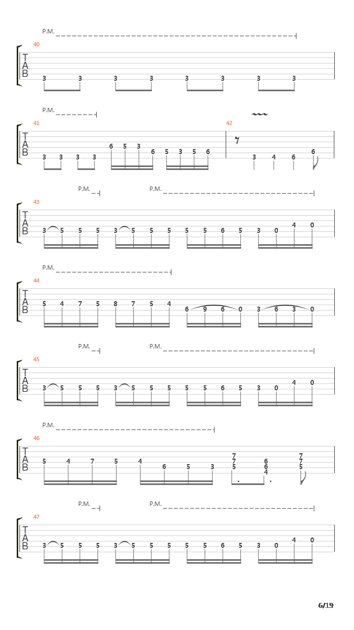 The Turning吉他谱