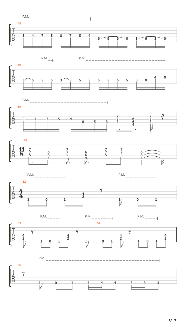 The Turning吉他谱