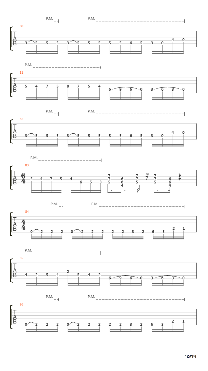 The Turning吉他谱