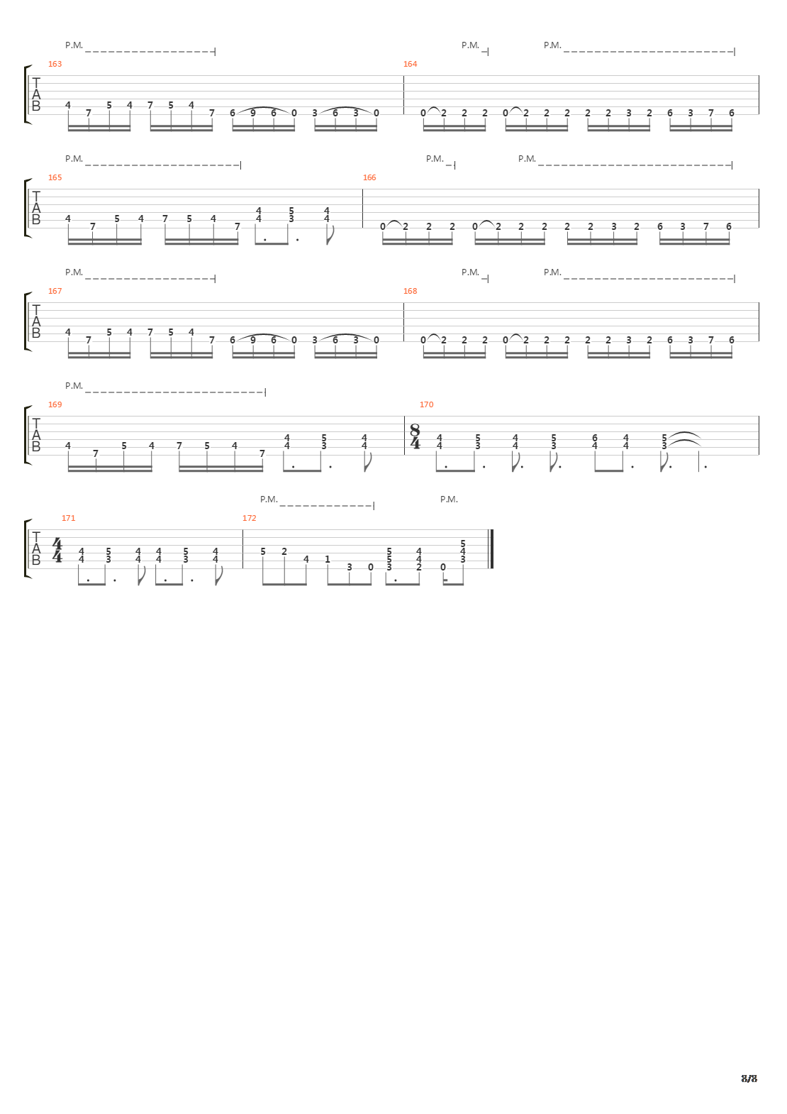 The Turning吉他谱