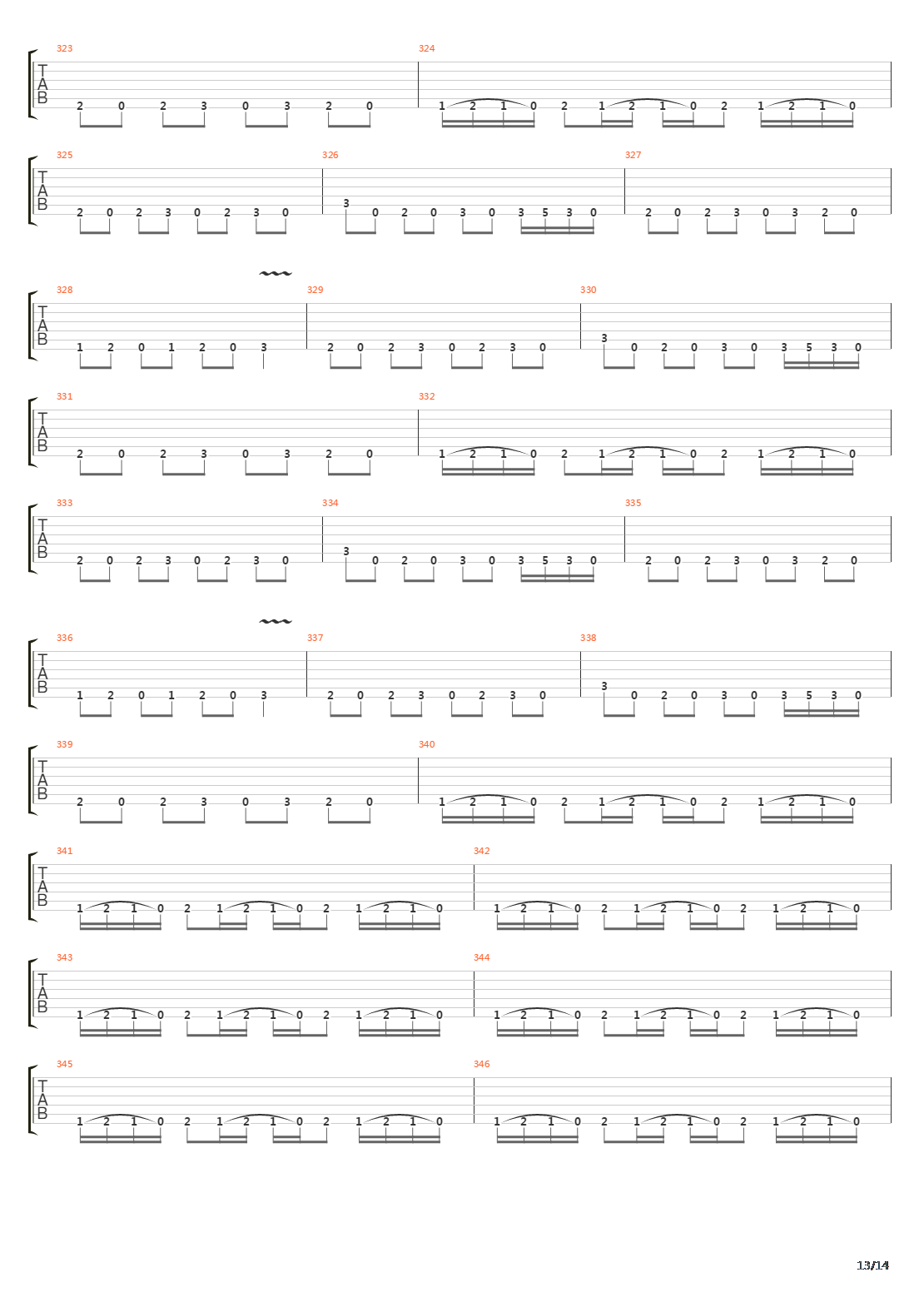 The Walls Of Babylon吉他谱