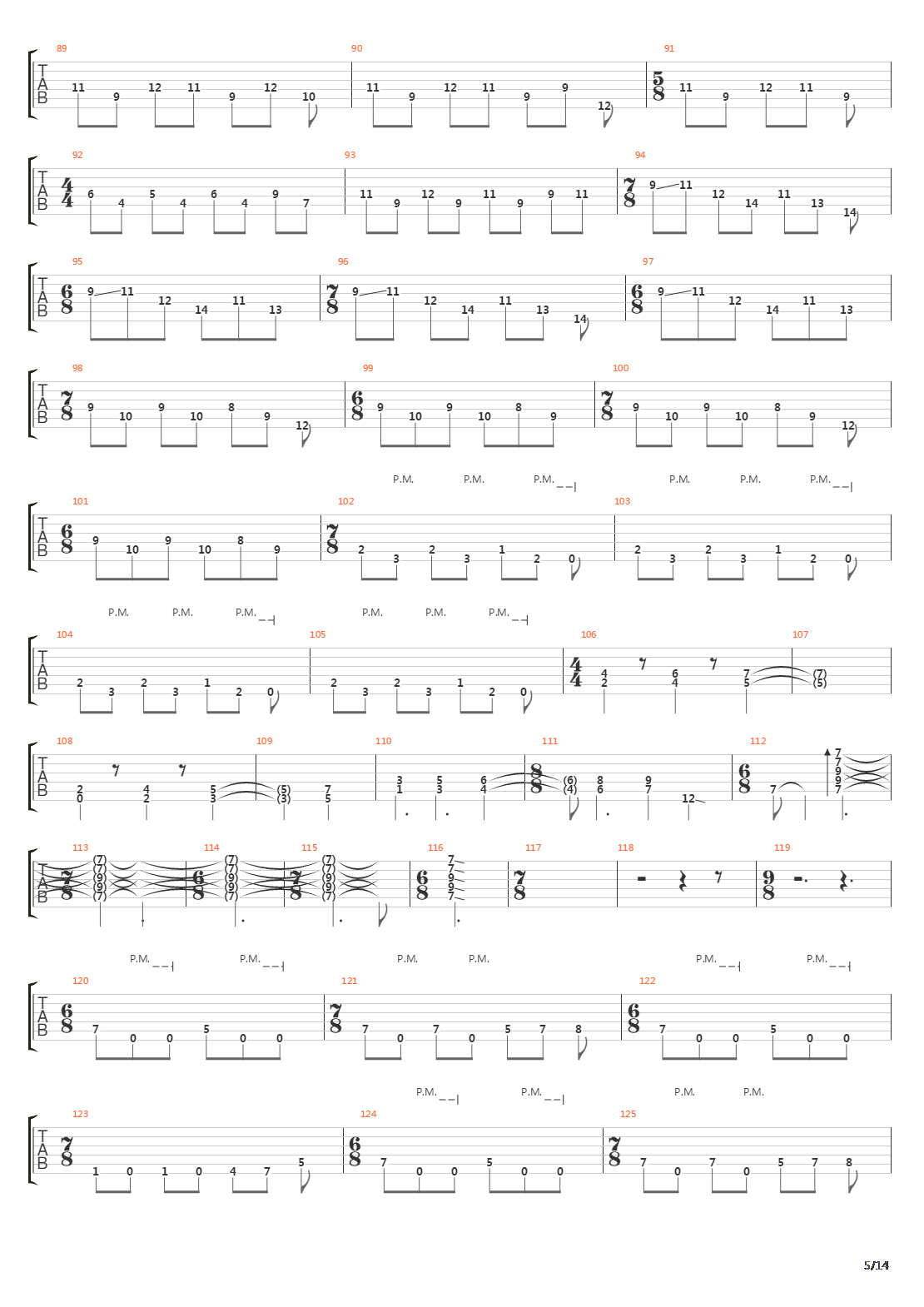 The Walls Of Babylon吉他谱