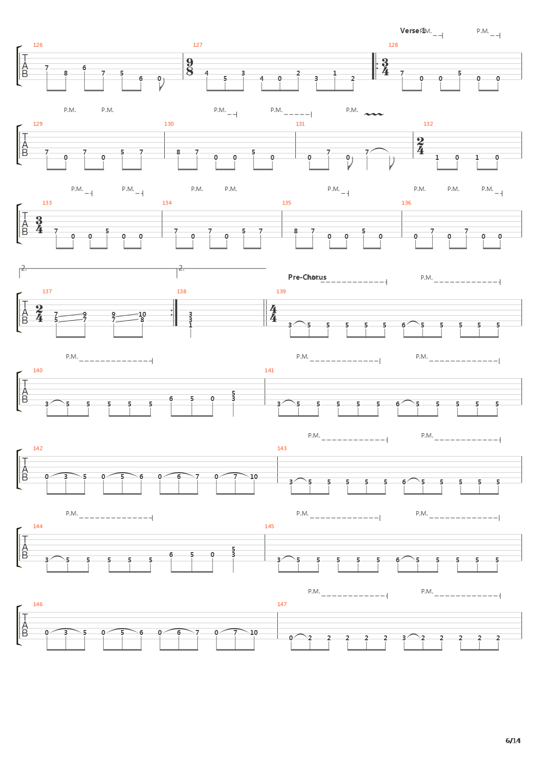 The Walls Of Babylon吉他谱