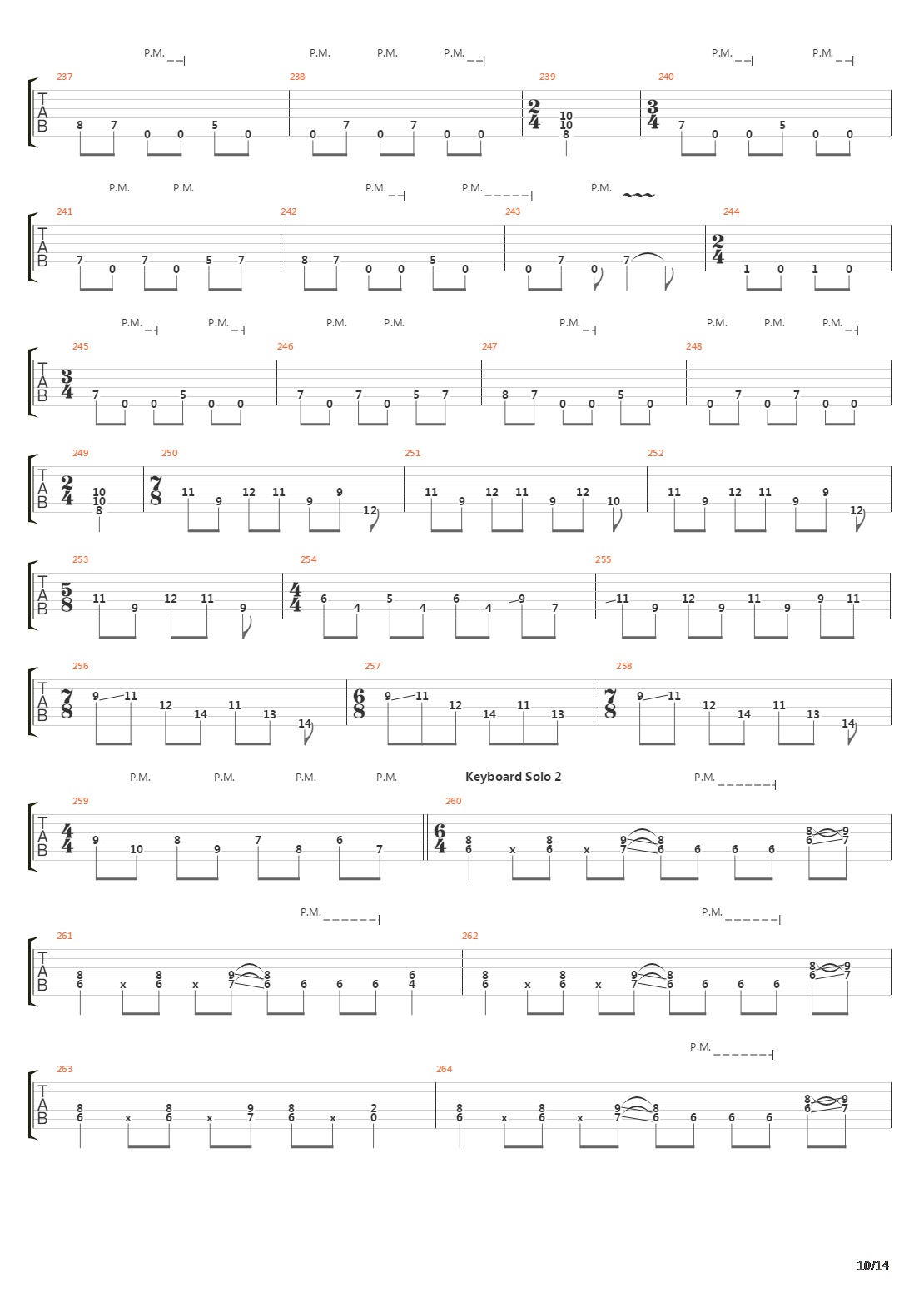 The Walls Of Babylon吉他谱