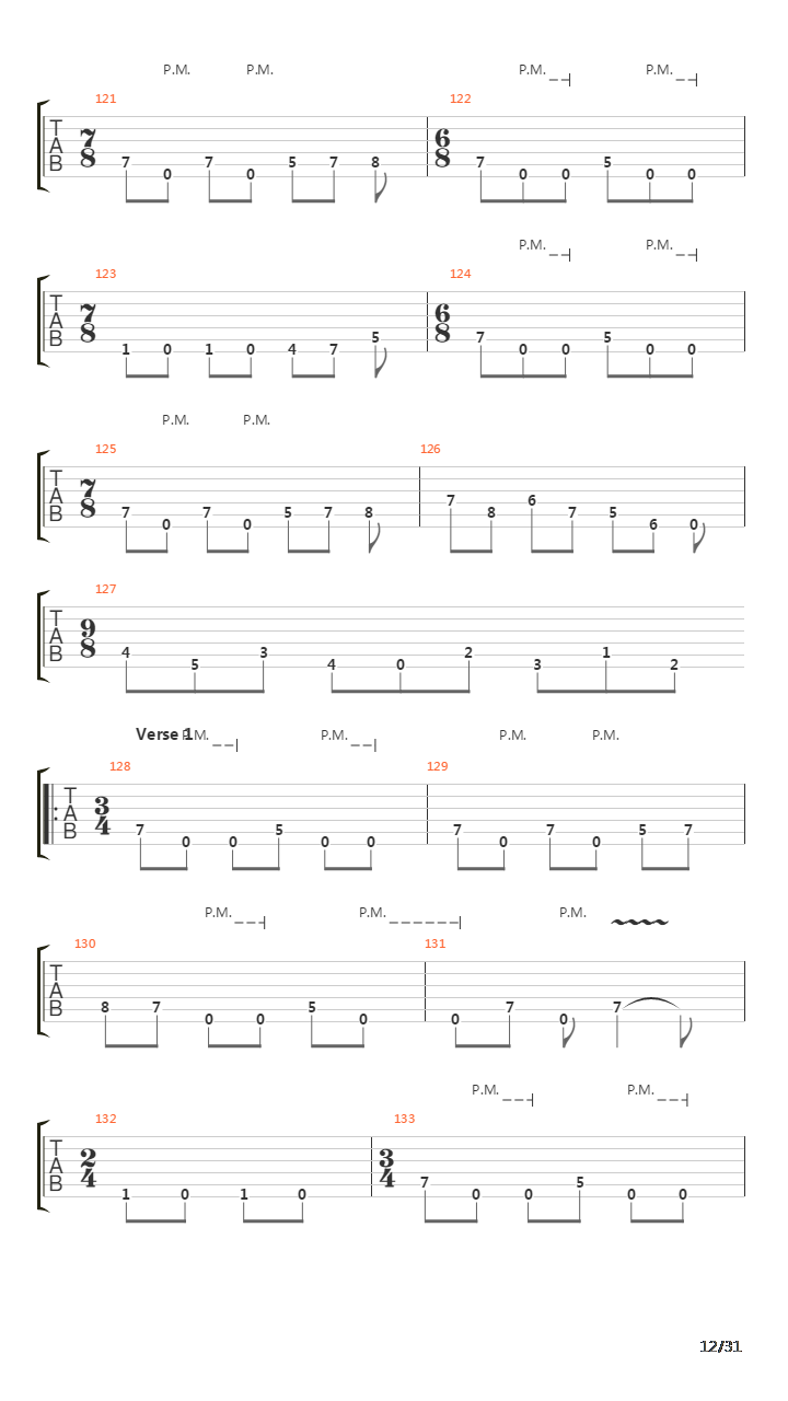 The Walls Of Babylon吉他谱