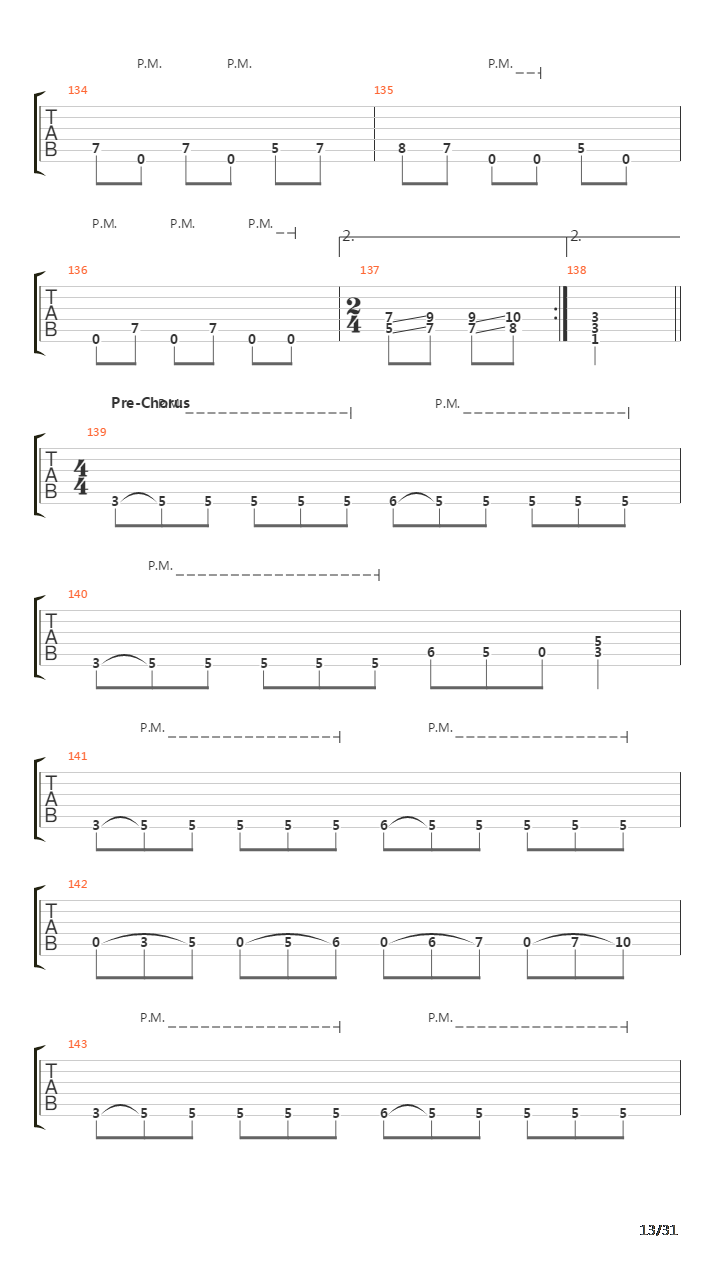 The Walls Of Babylon吉他谱