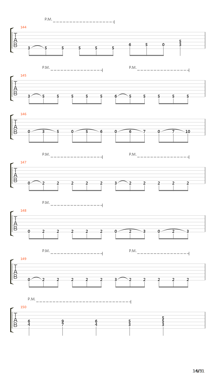 The Walls Of Babylon吉他谱