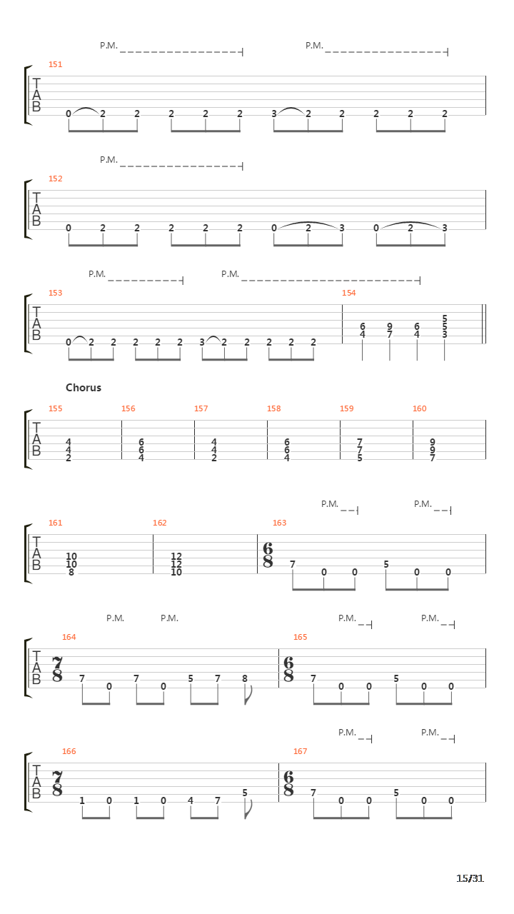 The Walls Of Babylon吉他谱