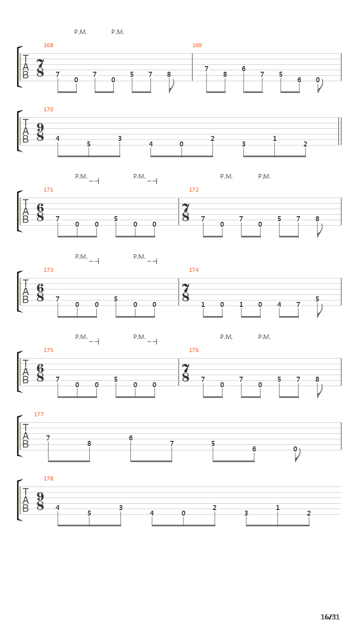 The Walls Of Babylon吉他谱