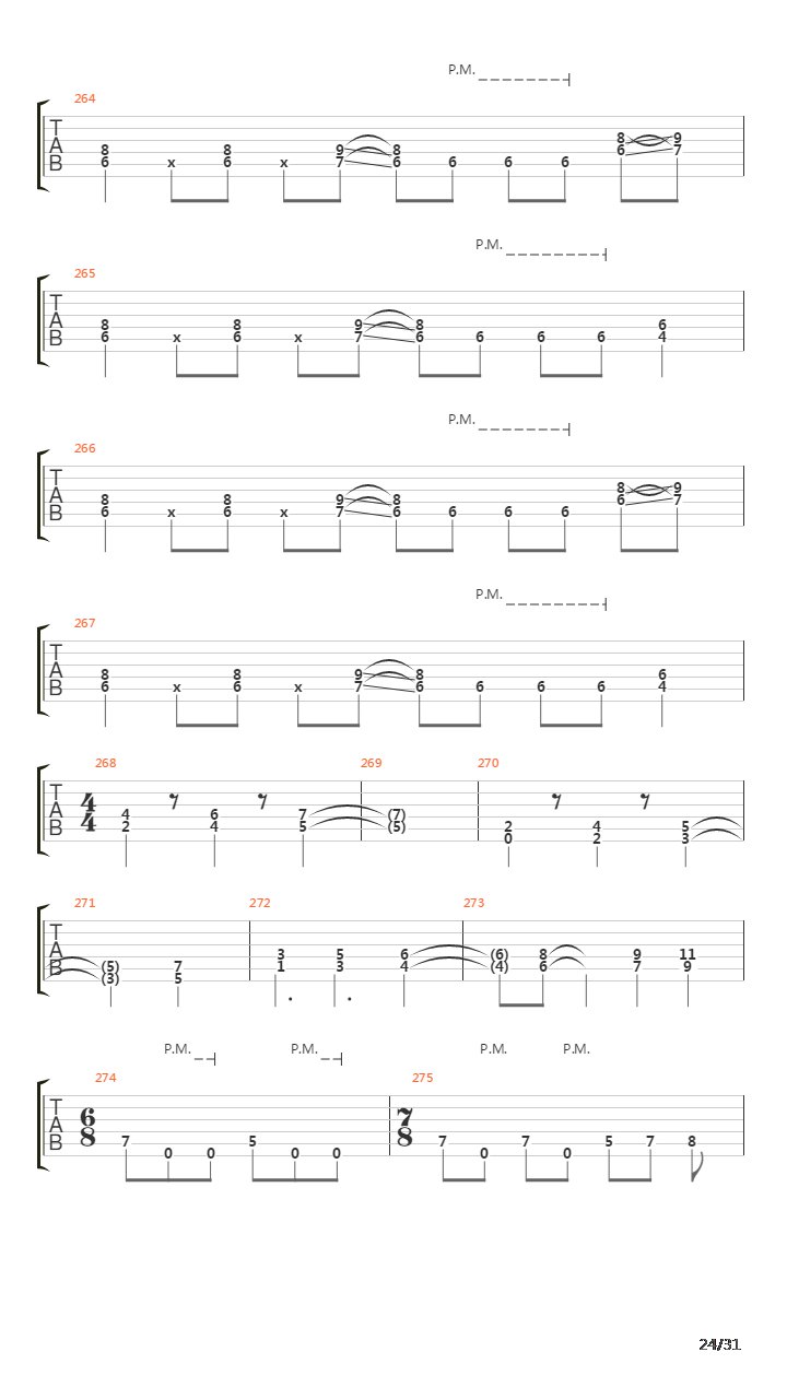 The Walls Of Babylon吉他谱