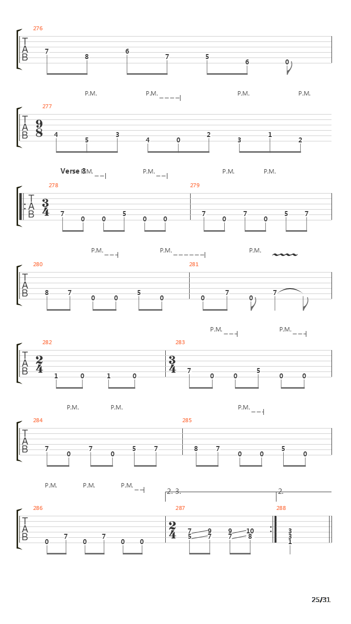 The Walls Of Babylon吉他谱