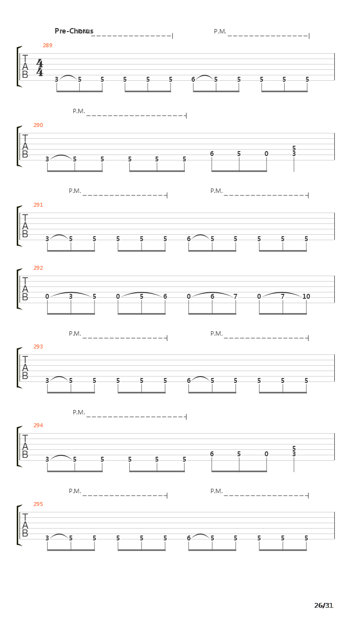 The Walls Of Babylon吉他谱