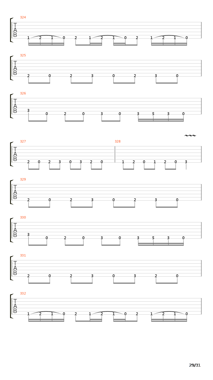 The Walls Of Babylon吉他谱