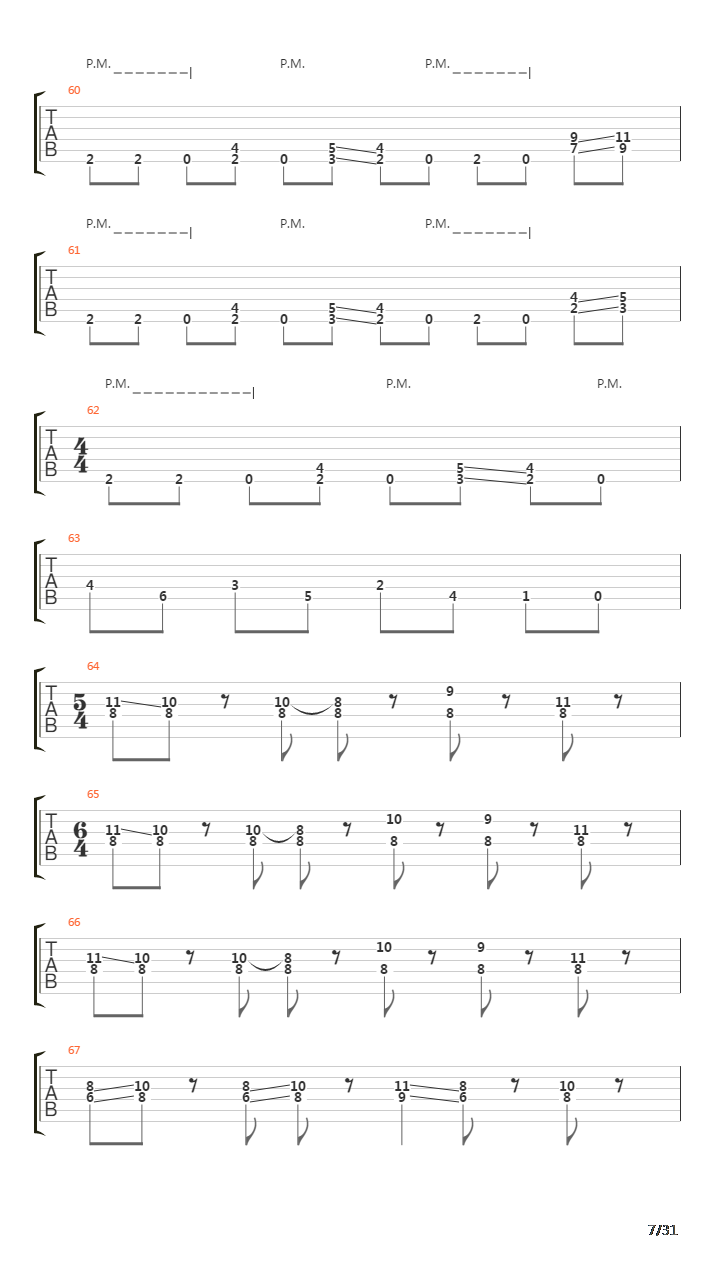 The Walls Of Babylon吉他谱