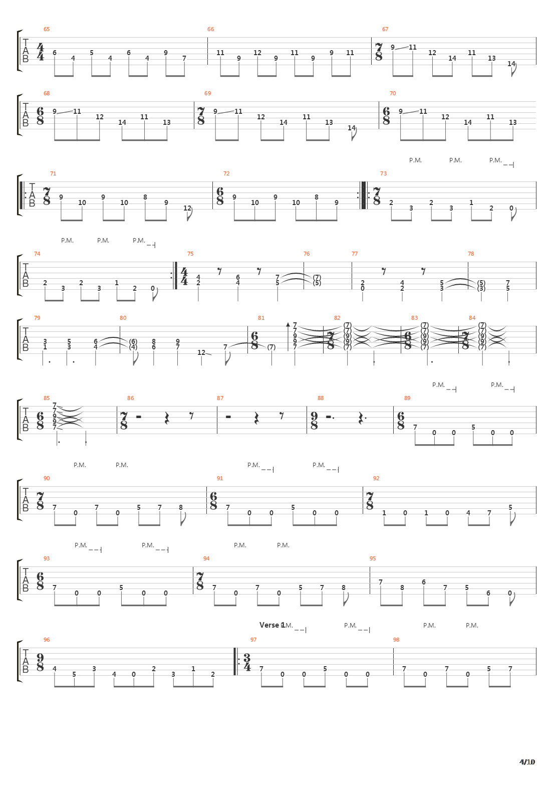 The Walls Of Babylon吉他谱