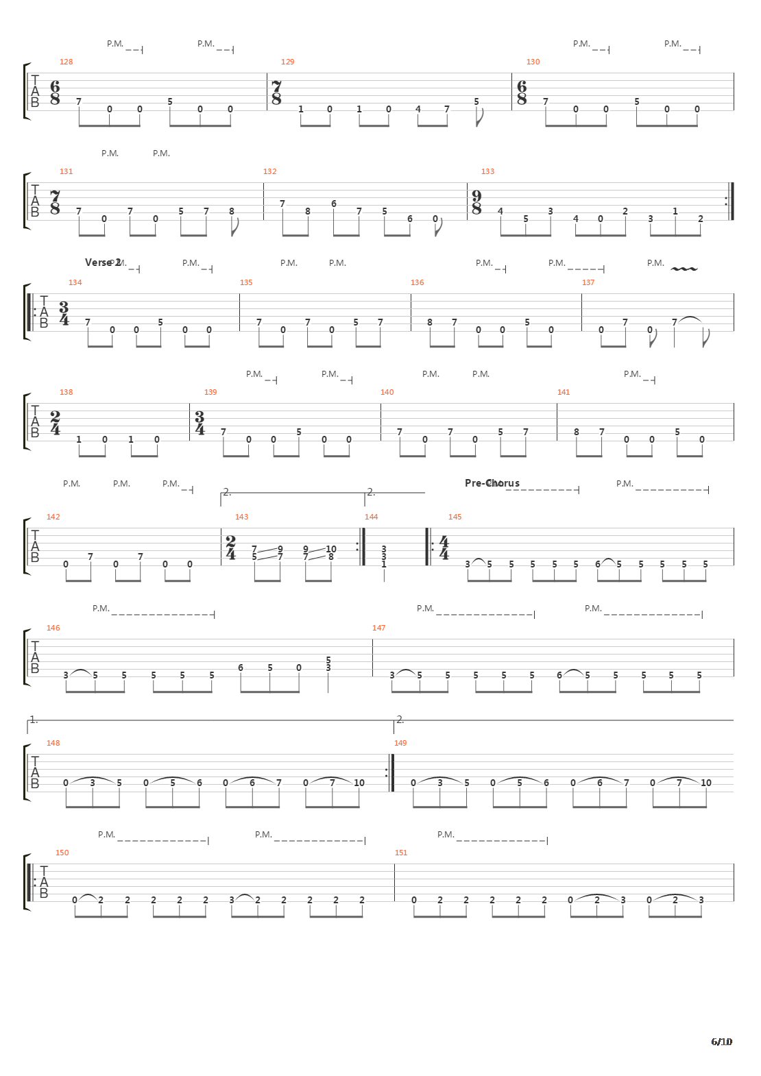 The Walls Of Babylon吉他谱