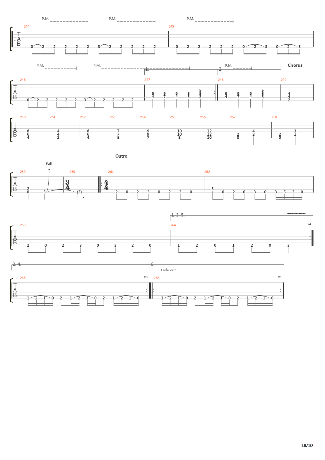 The Walls Of Babylon吉他谱