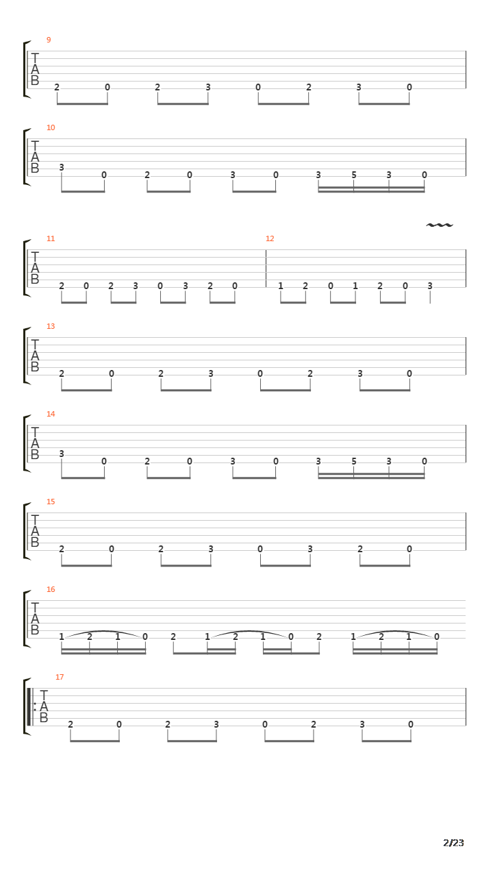 The Walls Of Babylon吉他谱