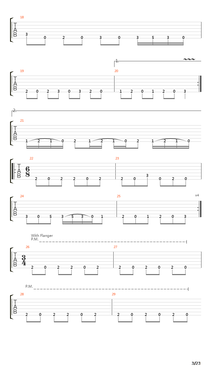 The Walls Of Babylon吉他谱