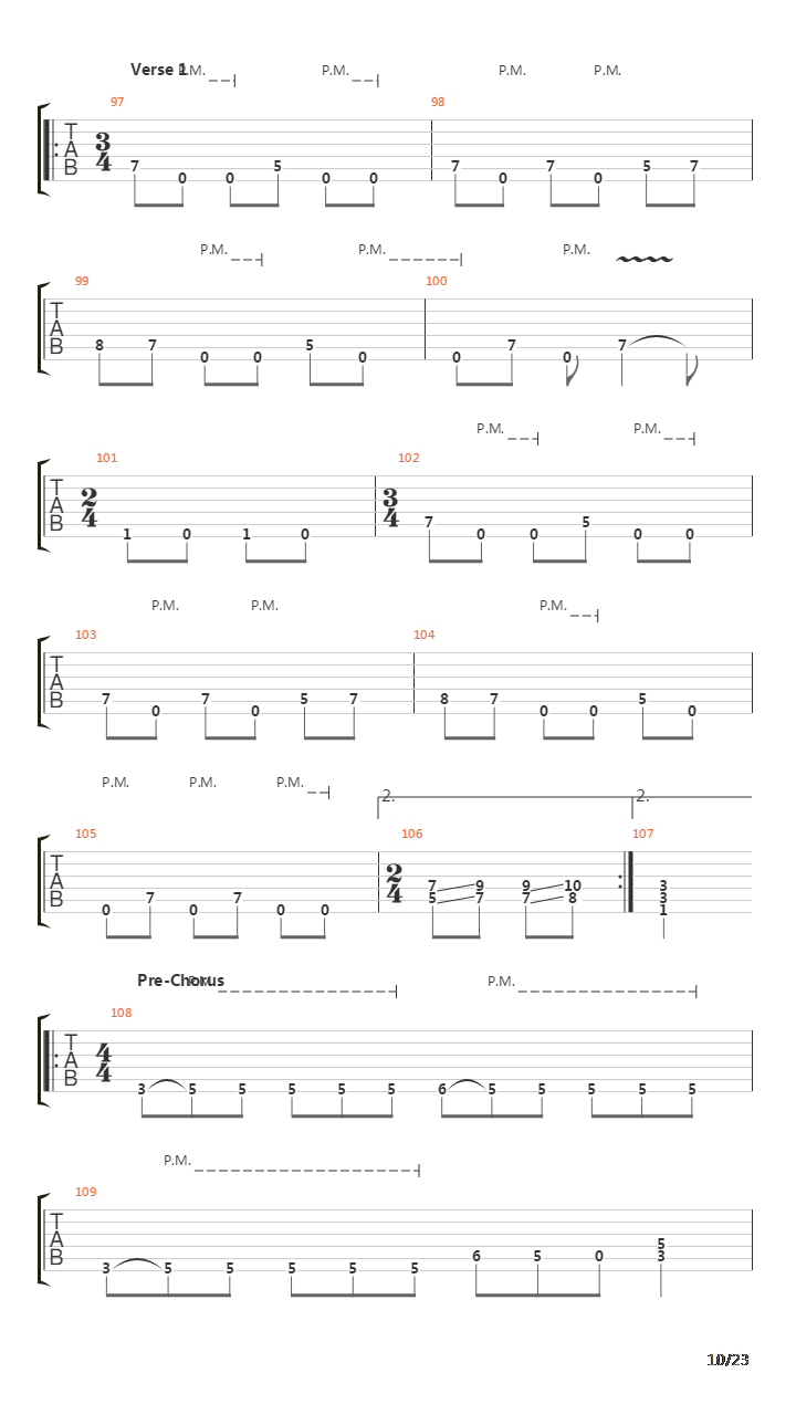 The Walls Of Babylon吉他谱