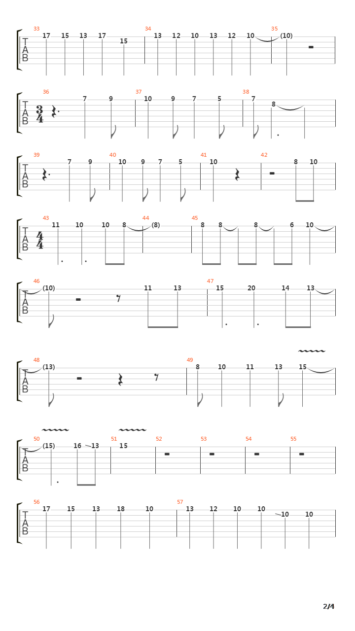 Thorns Of Sorrow吉他谱