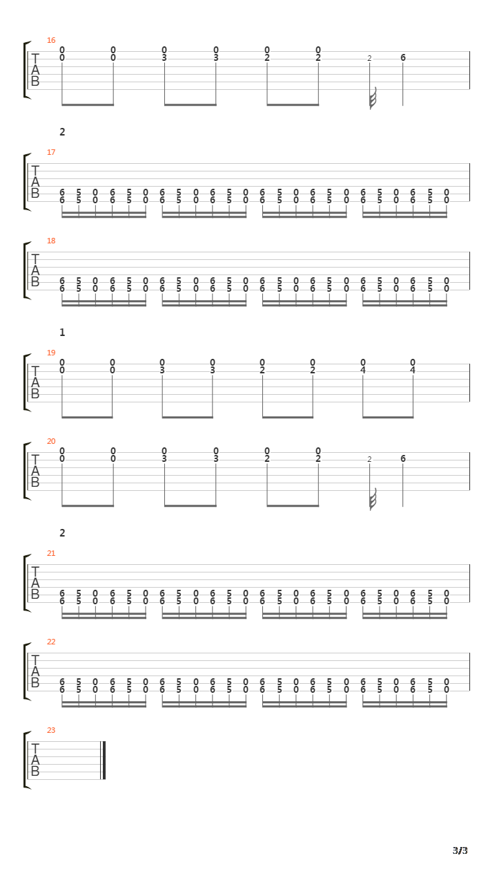 36吉他谱