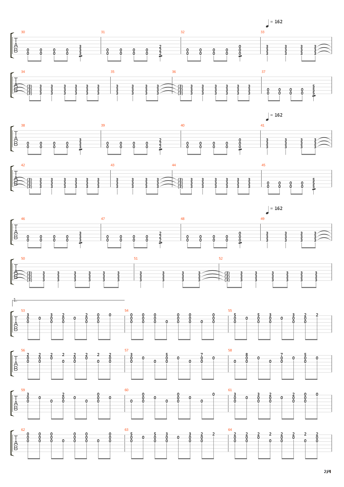 Aerails Acc吉他谱