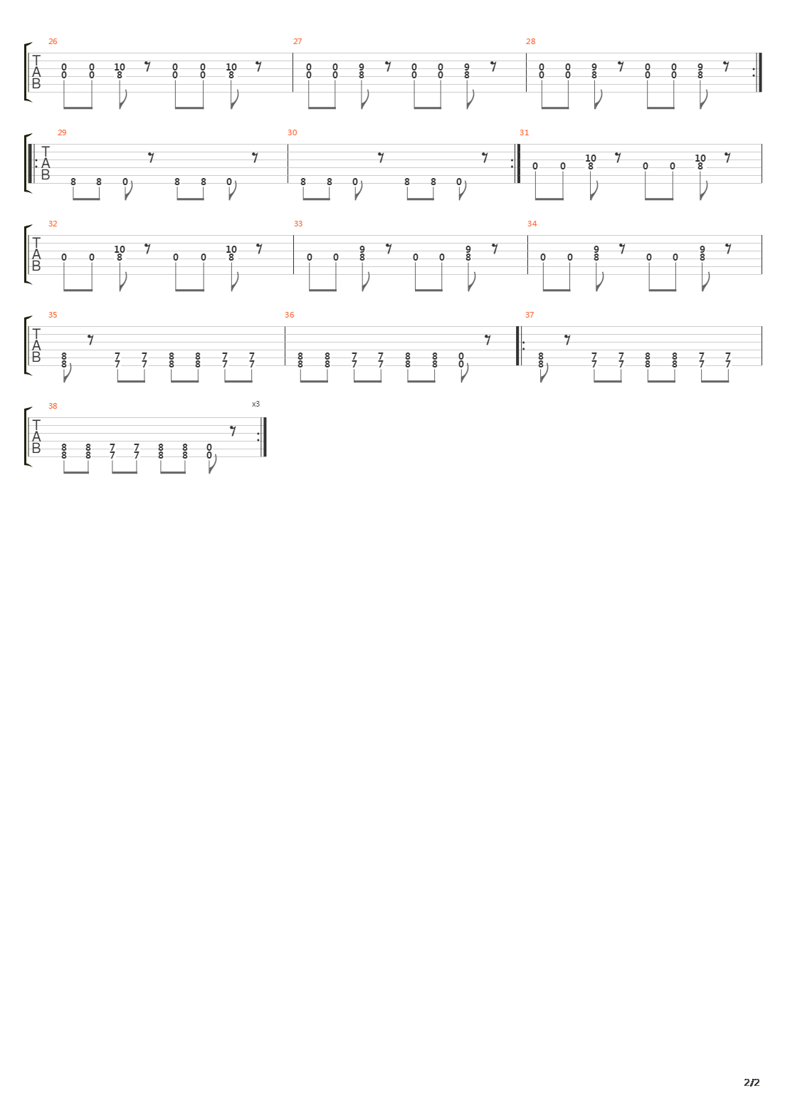 Bounce吉他谱