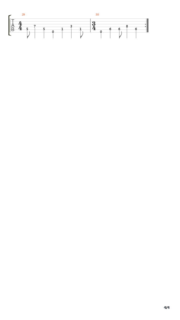 Dam吉他谱