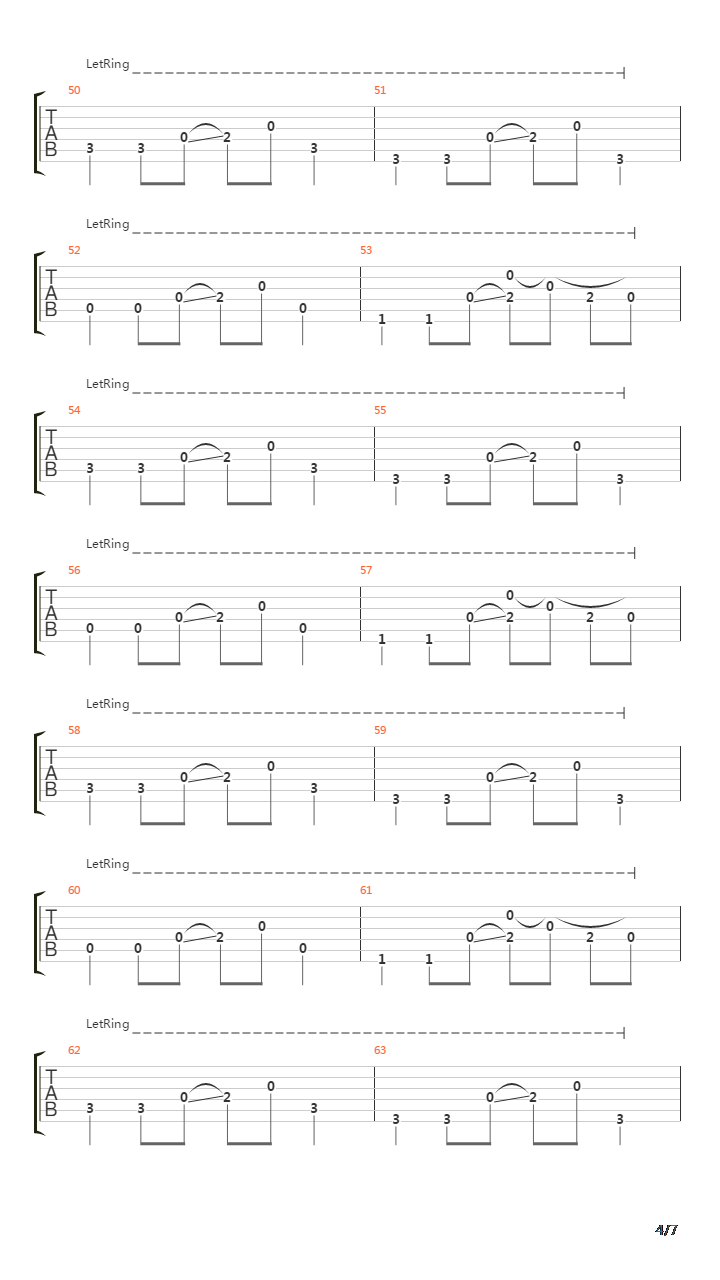 Dammit吉他谱