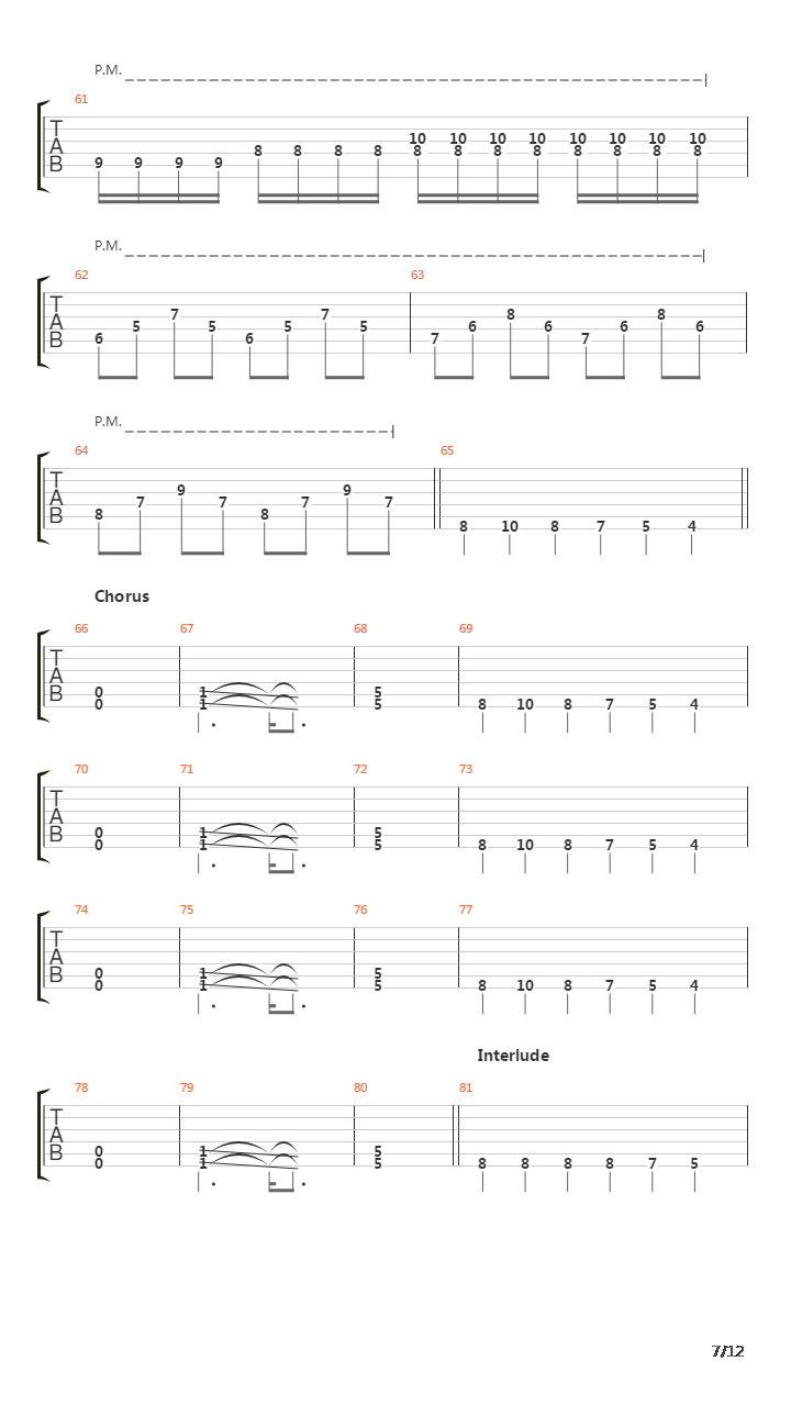 Forest吉他谱