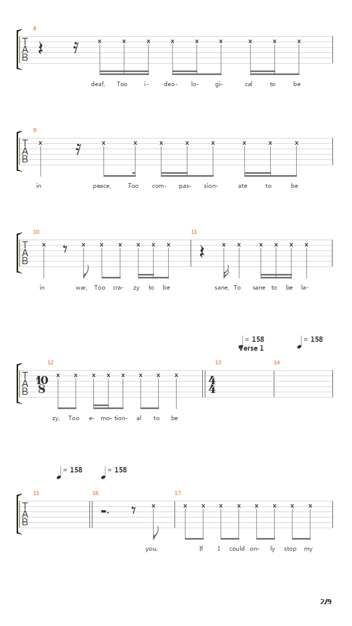 Friik吉他谱