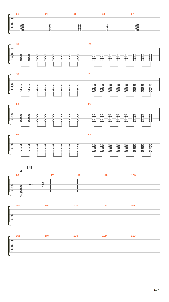 Highway Song吉他谱