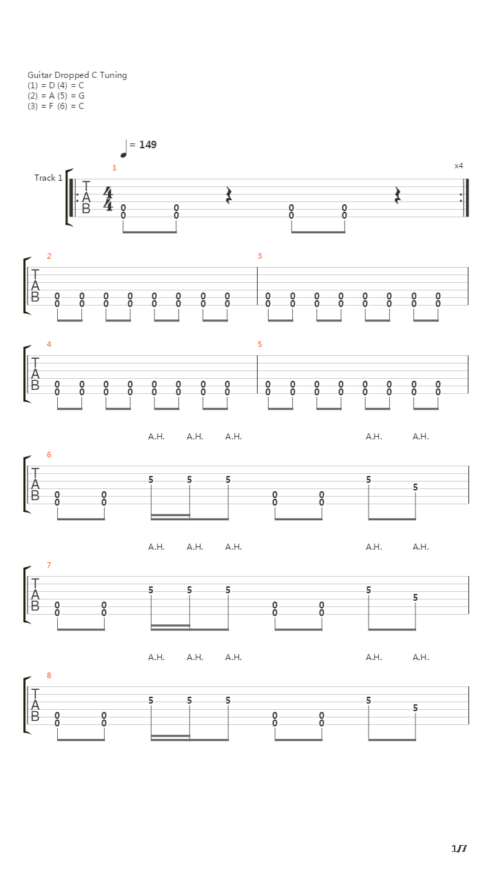 Highway Song吉他谱