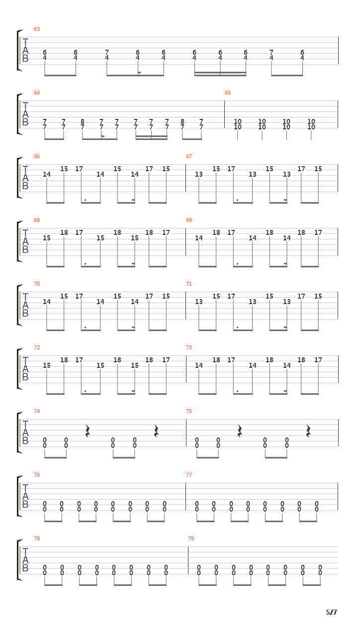 Highway Song吉他谱