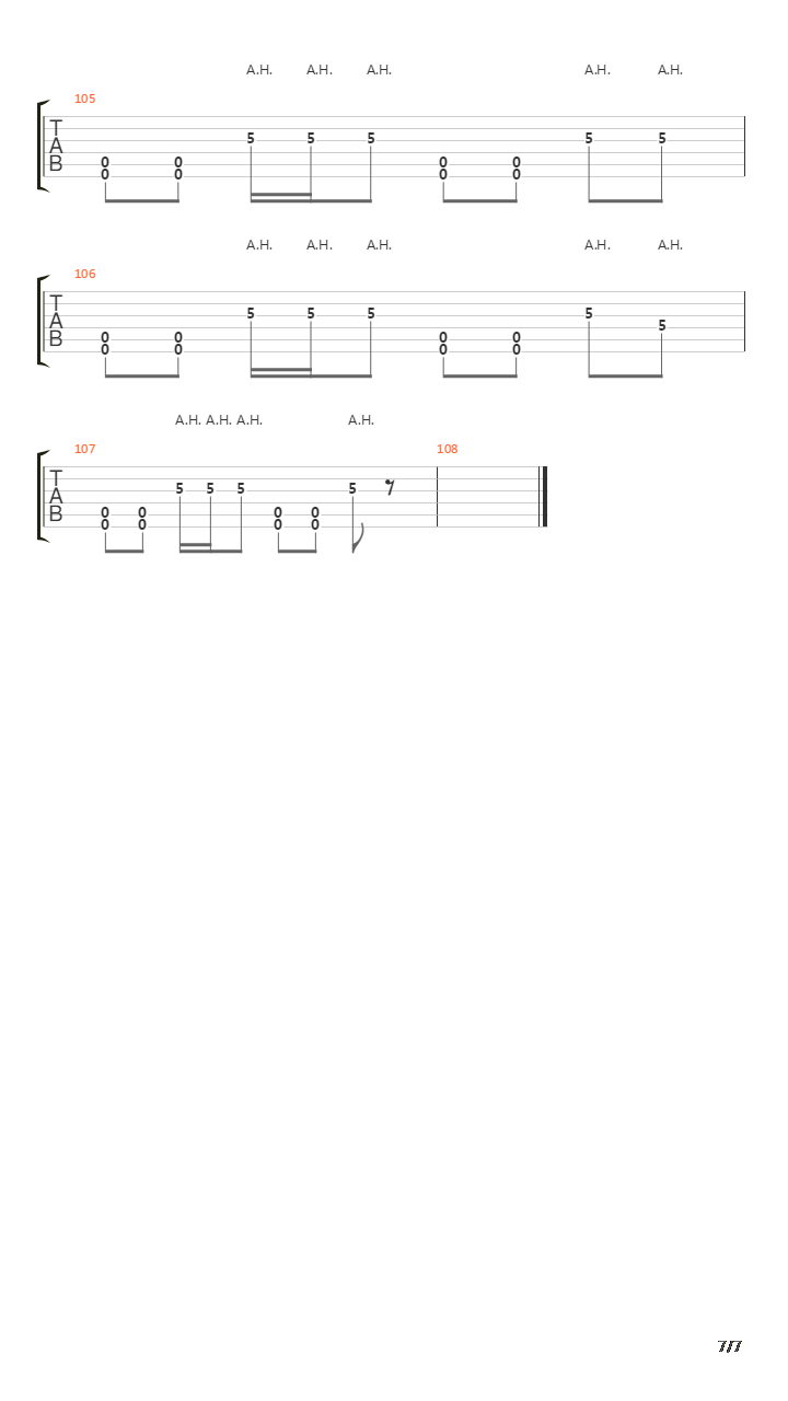 Highway Song吉他谱