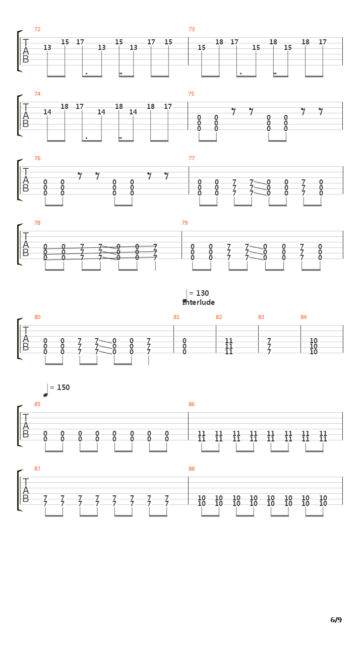 Highway Song吉他谱