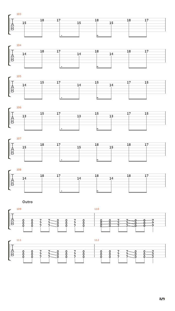 Highway Song吉他谱