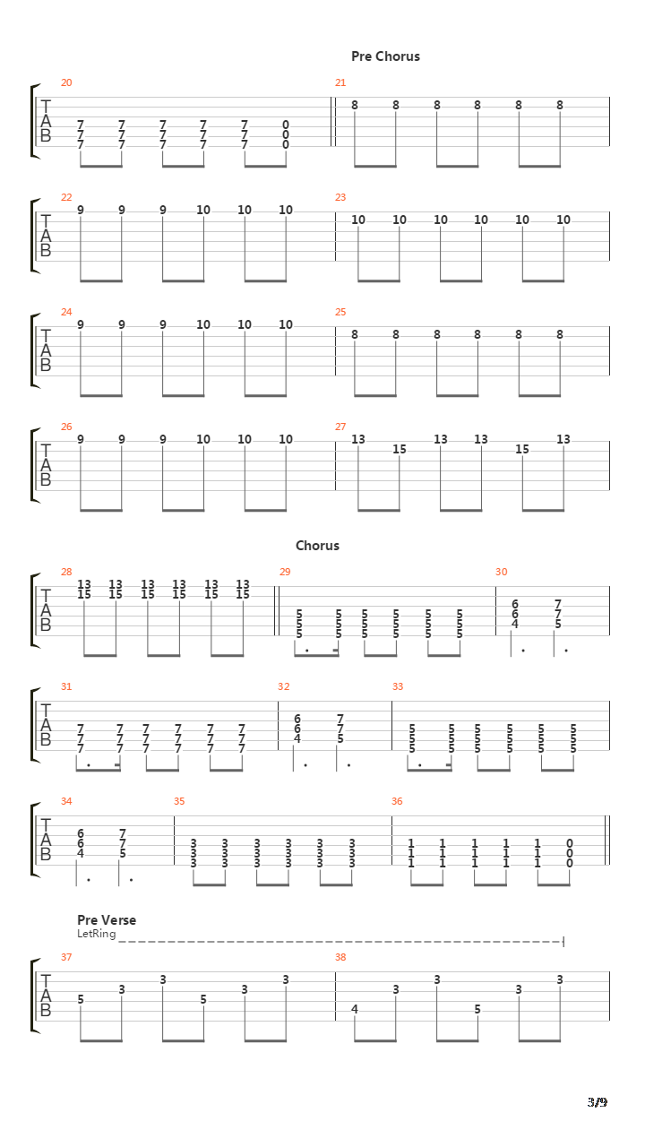 Peephole吉他谱