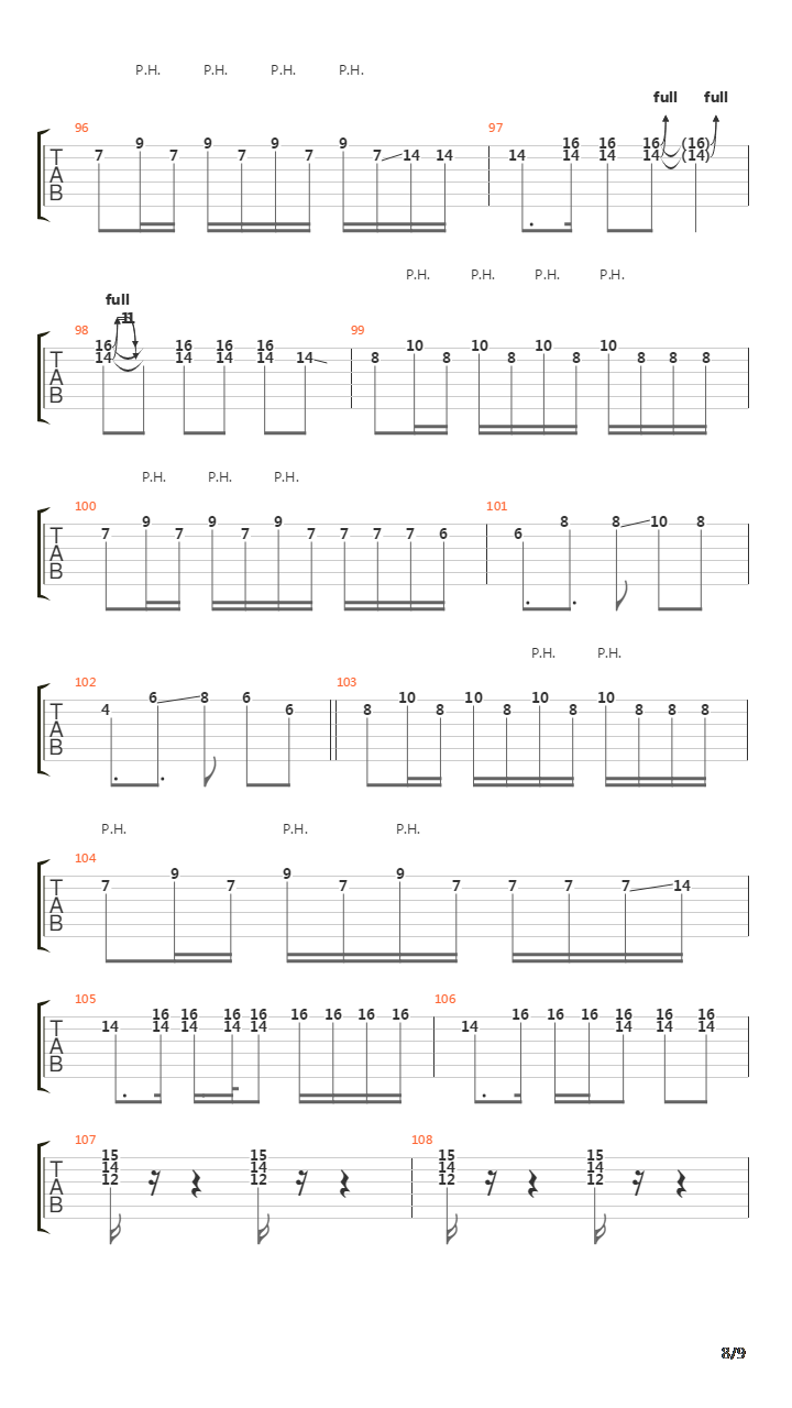 Peephole吉他谱