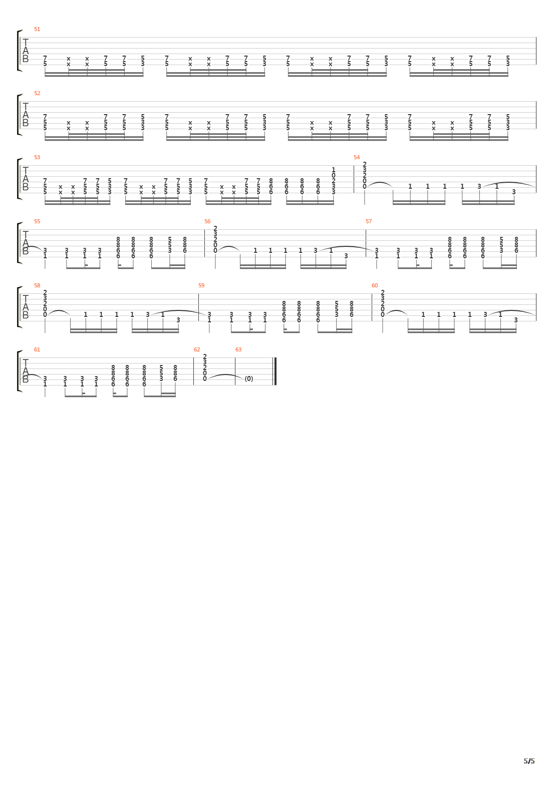 Pluck吉他谱