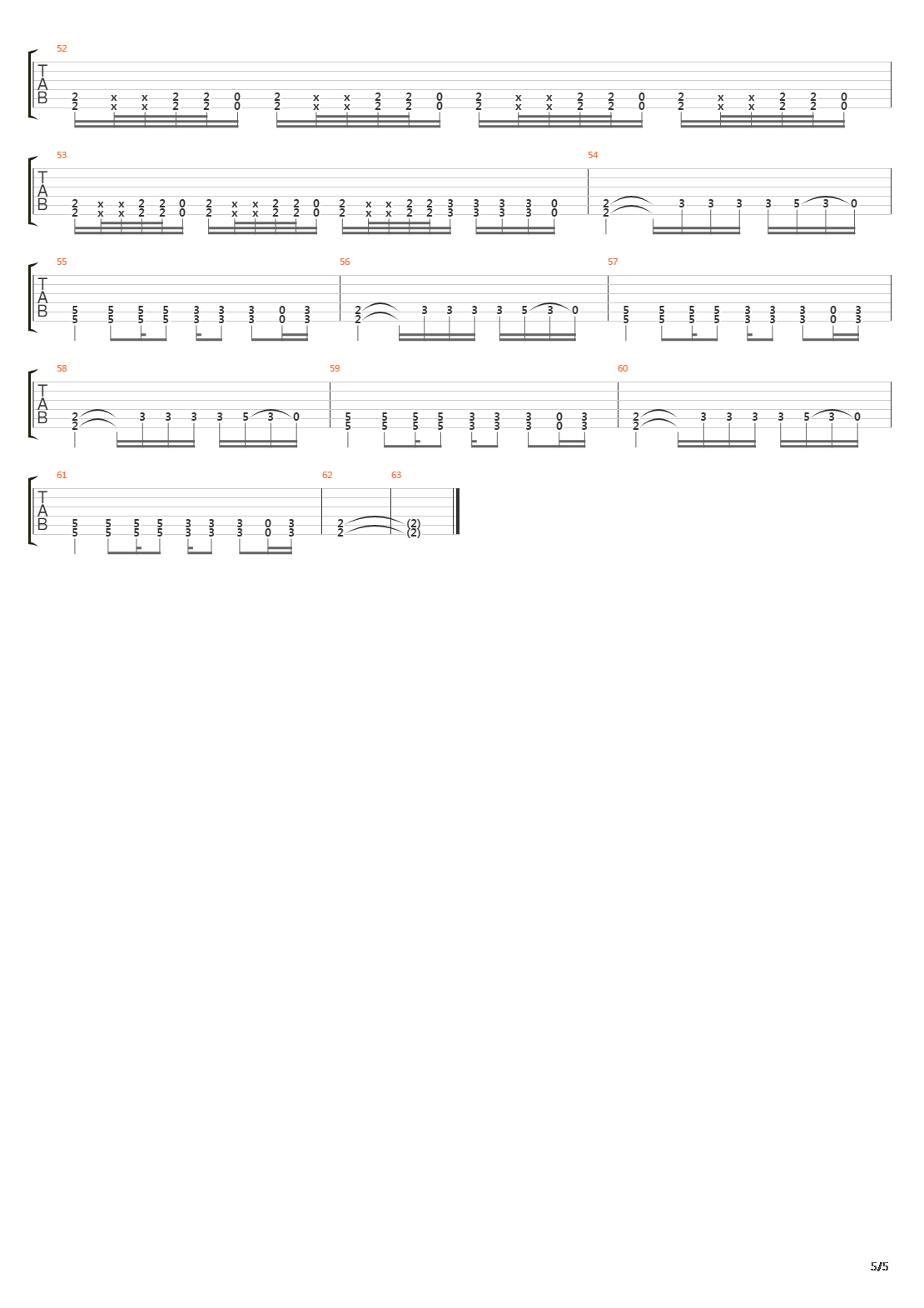 Pluck吉他谱