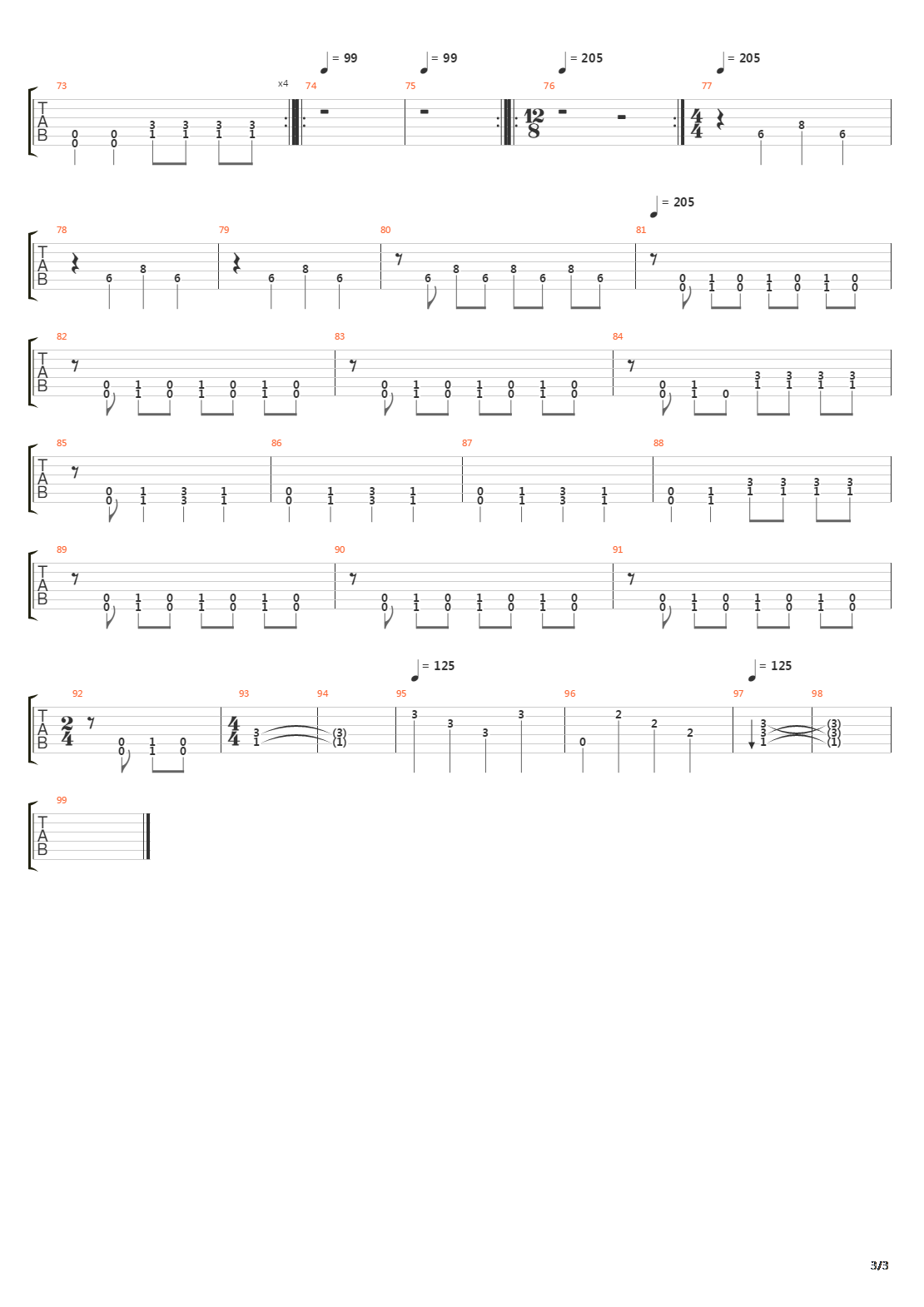 Prison Song吉他谱