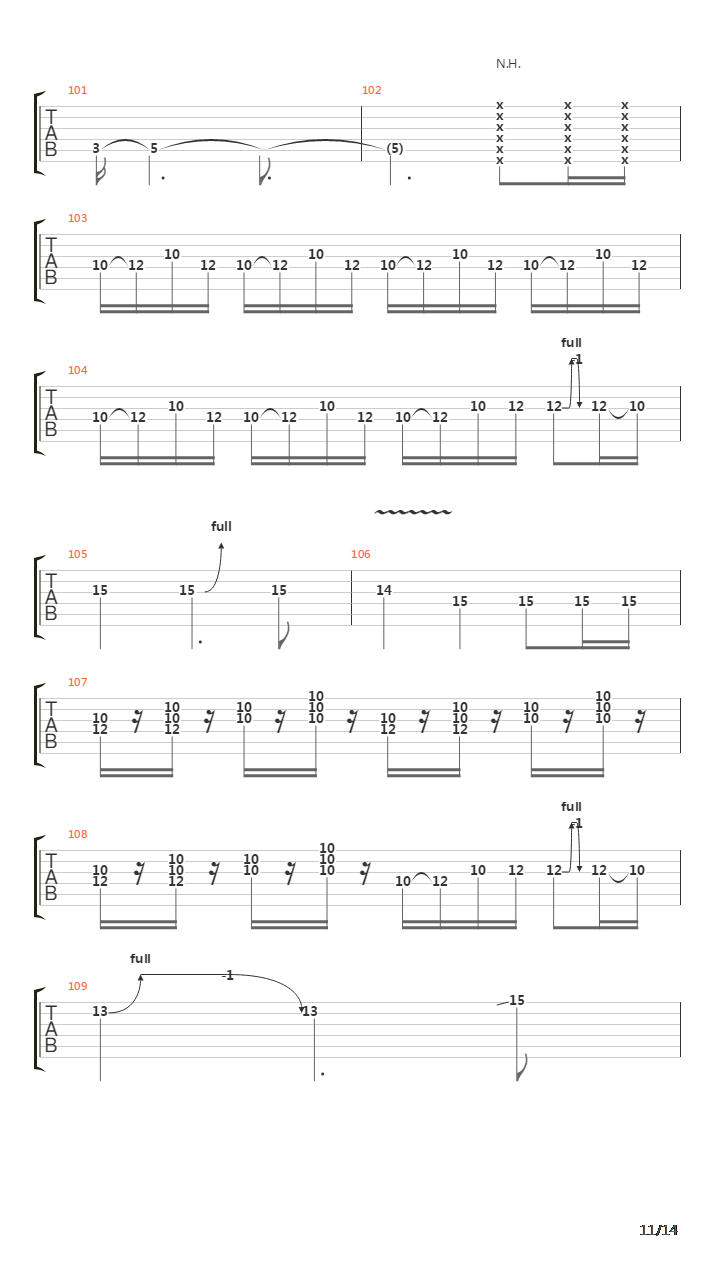 Soil吉他谱