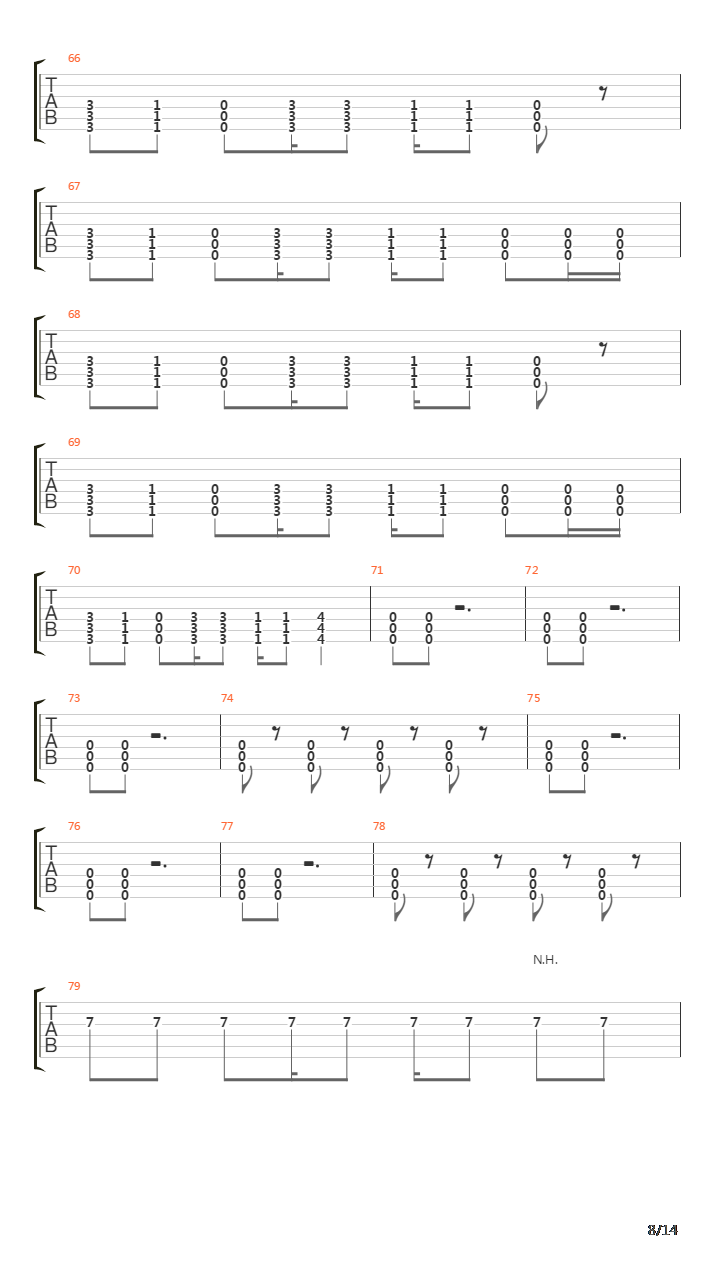 Soil吉他谱