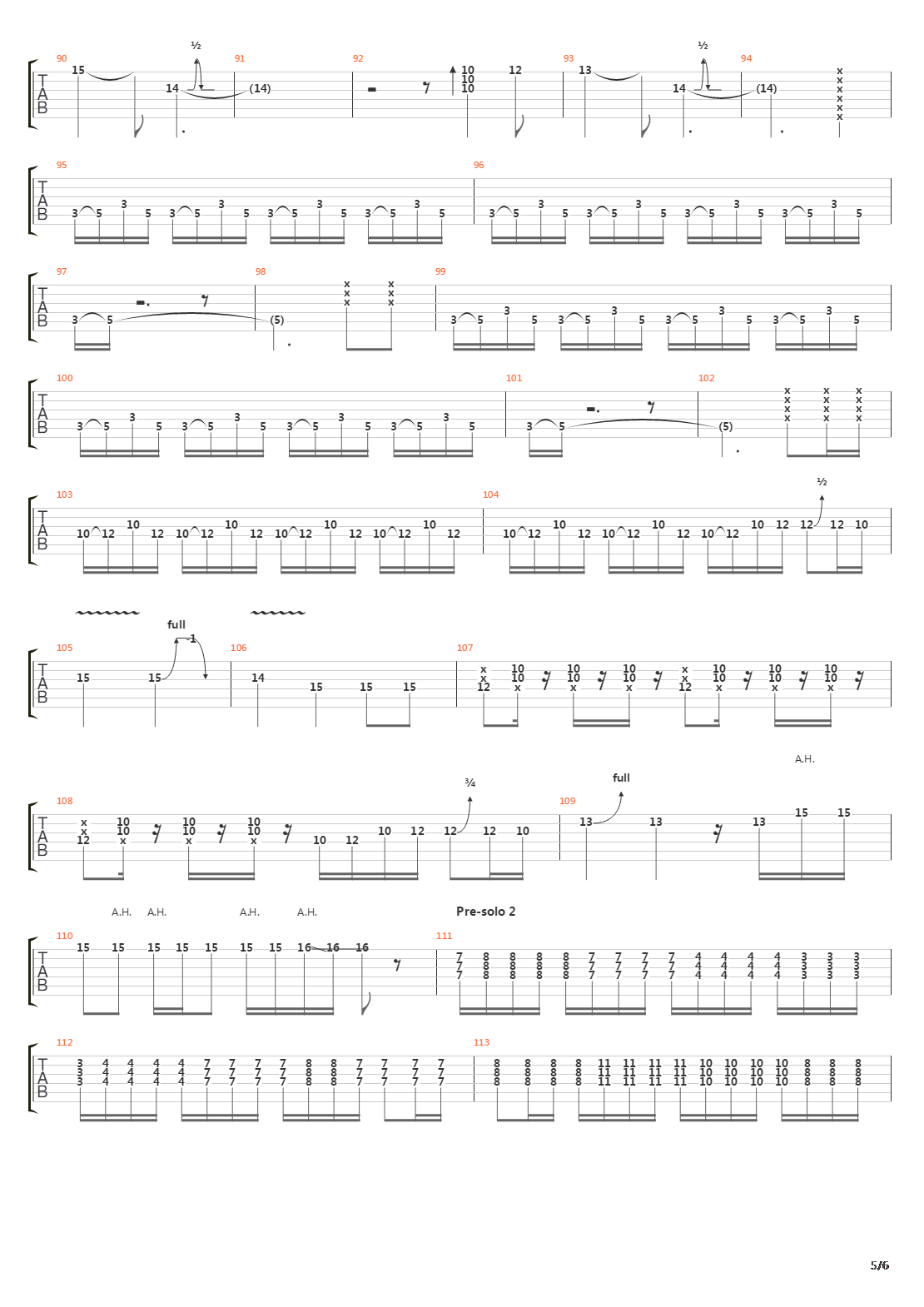 Soil吉他谱