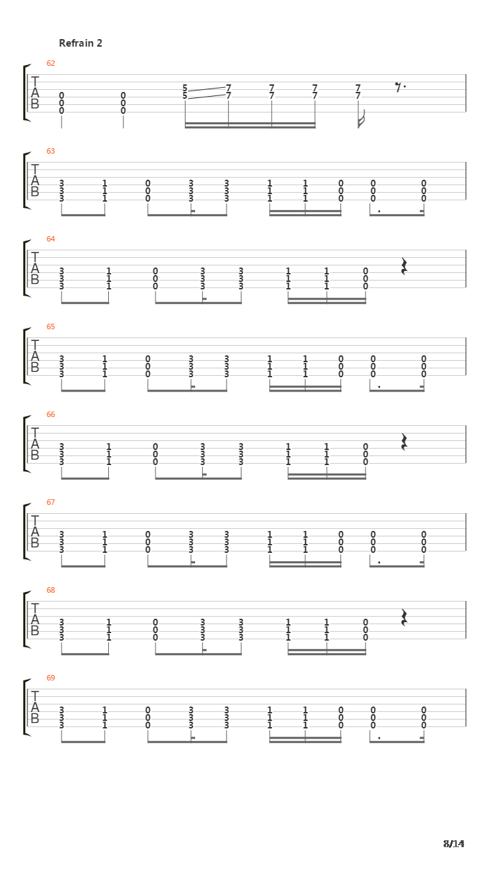 Soil吉他谱