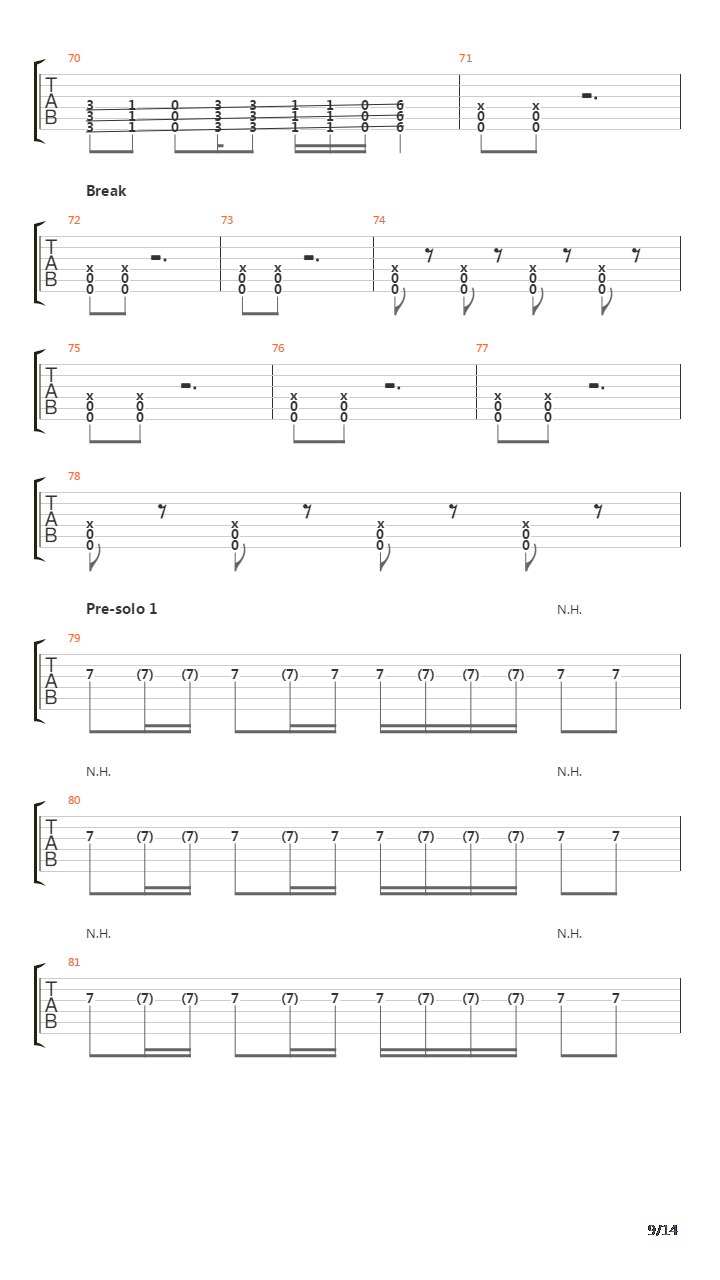 Soil吉他谱